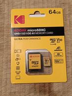 Kodak geheugen kaart + adapter 64gb, Informatique & Logiciels, Enlèvement, Kodak, Neuf