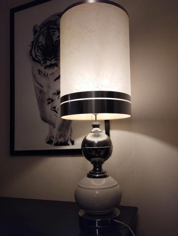 Grote vloerlamp of tafellamp.... jaren 70...1 meter hoogte.., Huis en Inrichting, Lampen | Tafellampen, Zo goed als nieuw, Ophalen of Verzenden