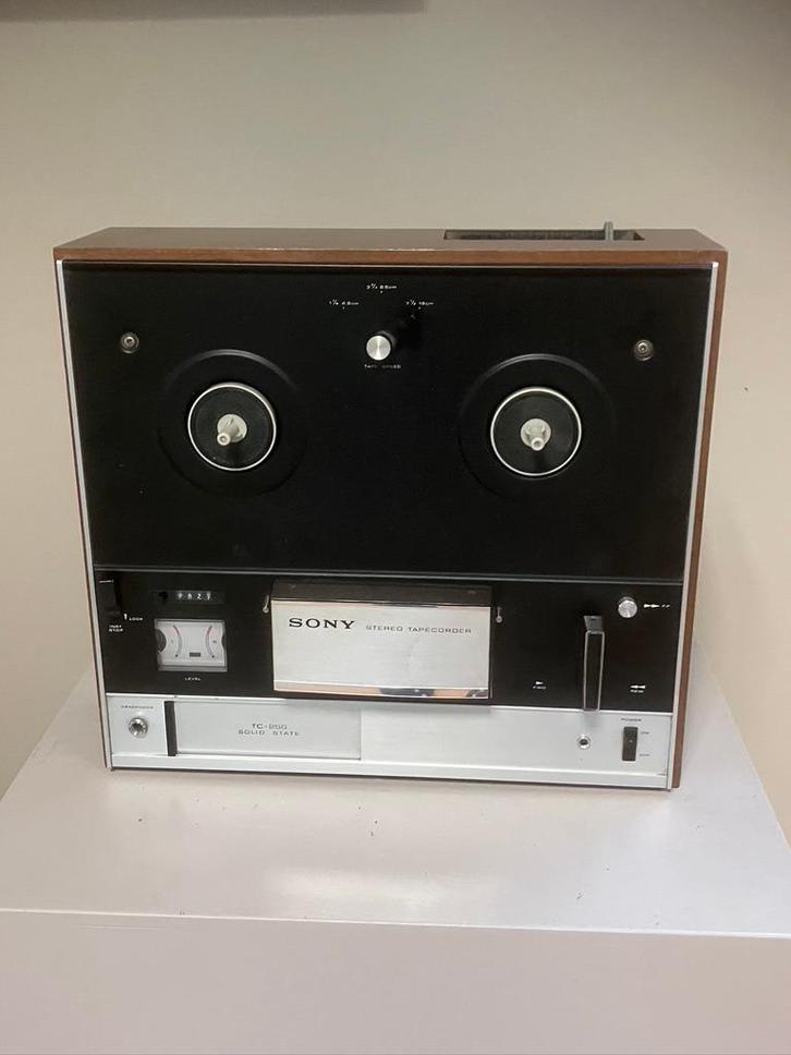 Sony TC255 Bandopnemer Vintage, Audio, Tv en Foto, Bandrecorder, Bandrecorder, Met stofkap, Verzenden