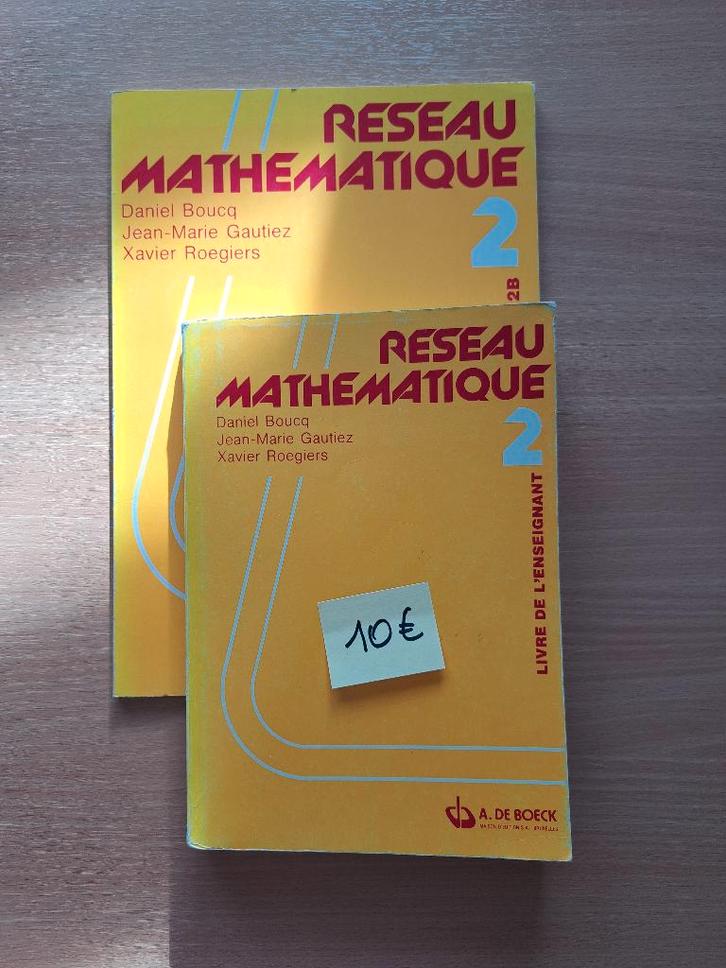 Réseau math - Manuel scolaire math, Boeken, Schoolboeken, Gelezen, Wiskunde A, BSO, Ophalen