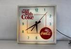 Coca Cola oude reclame klok / lichtbak, Ophalen, Gebruikt, Lichtbak of (neon) lamp