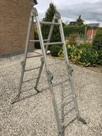 Gelede ladder, Doe-het-zelf en Bouw, Ladders en Trappen, 2 tot 4 meter, Ladder, Gebruikt, Opvouwbaar of Inschuifbaar