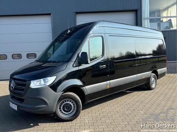 Mercedes-Benz Sprinter L3 H2 317 Zwart MBUX Fabrieksgarantie beschikbaar voor biedingen