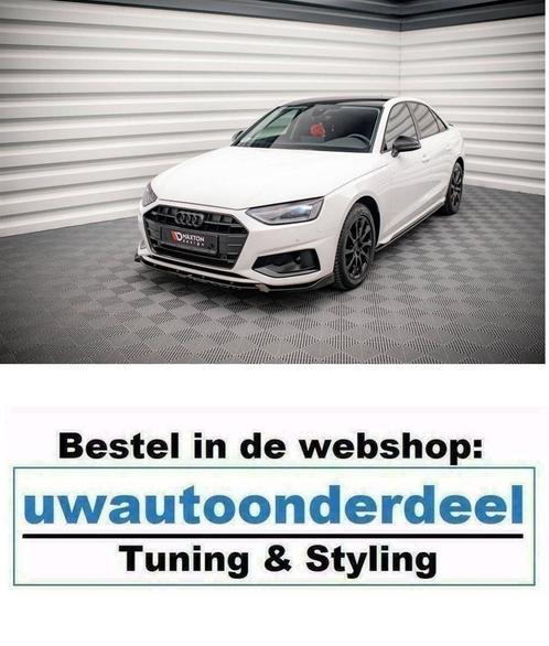Maxton Design Spoiler Splitter Lip Voor Audi A4 B9 Facelift, Auto diversen, Tuning en Styling, Verzenden