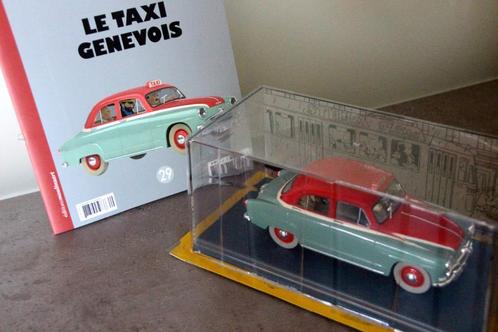 Kuifje auto 1/24 Tintin voiture n29 taxi Genève Hergé NIEUW, Collections, Personnages de BD, Comme neuf, Tintin, Envoi