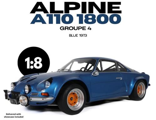 Alpine A110 1800 Gr.4 1973 1/8 GT Spirit, Hobby en Vrije tijd, Modelauto's | 1:5 tot 1:12, Nieuw, Auto, 1:5 t/m 1:8, Ophalen of Verzenden