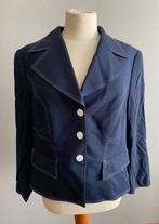 Donkerblauwe blazer Escada maat 44, Kleding | Dames, Maat 42/44 (L), Escada, Zo goed als nieuw, Jasje