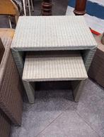 Lloyd loom Vincent Sheppard pingpong bijzettafels, Huis en Inrichting, Ophalen of Verzenden, Gebruikt