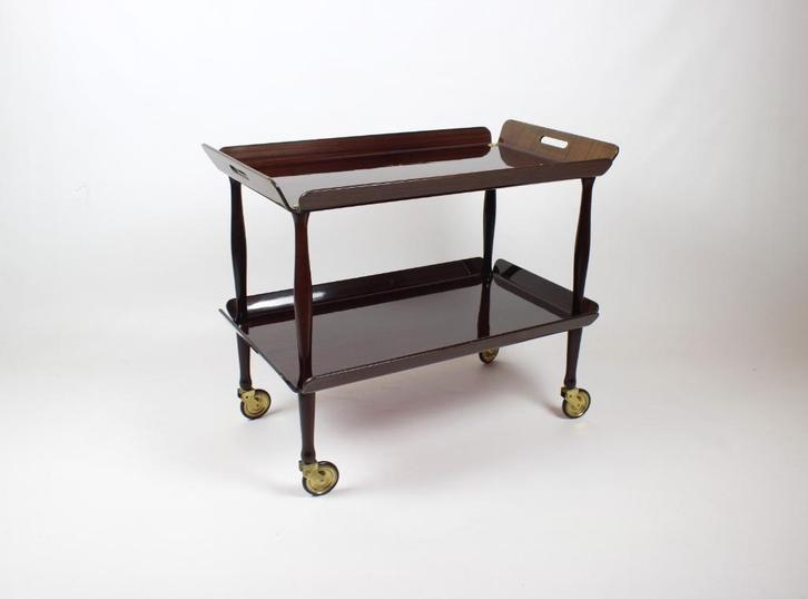 Vintage cocktail trolley, Antiek en Kunst, Curiosa en Brocante, Ophalen
