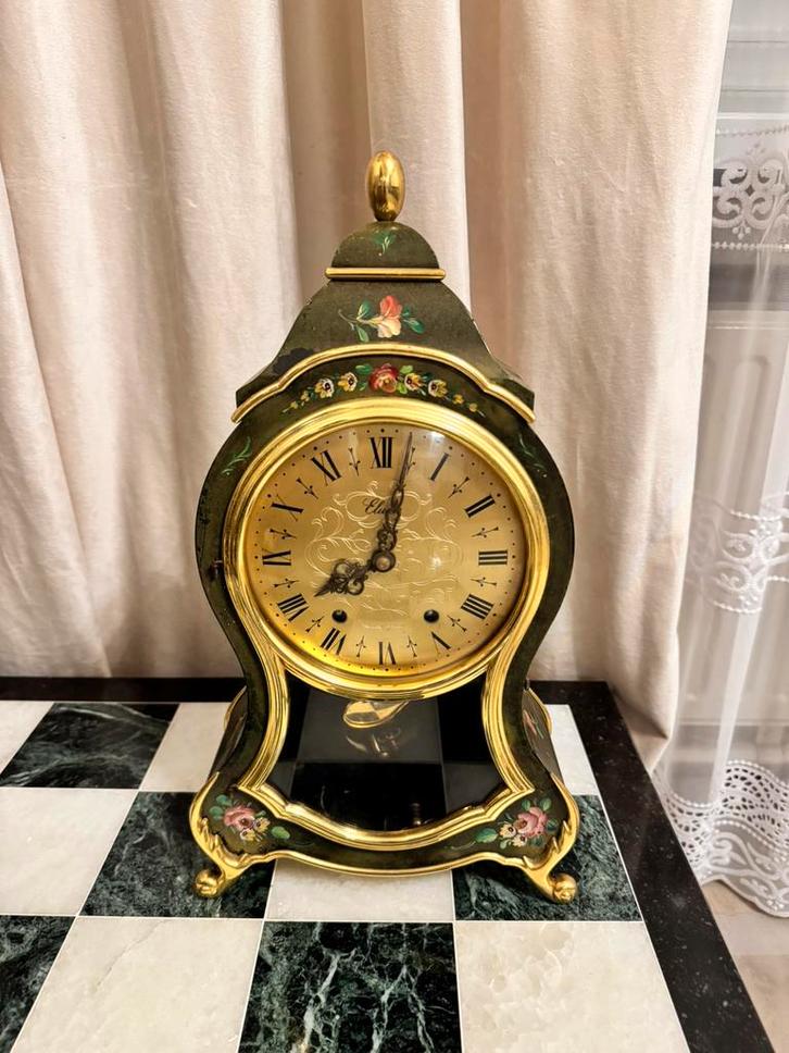 Vintage Eluxa schouwklok – Duitse mantelklok, Antiquités & Art, Antiquités | Horloges, Enlèvement