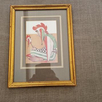 Litho van Norman Rockwell - Clown beschikbaar voor biedingen