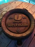 Westmalle Trappist Barrel, Overige merken, Reclamebord, Plaat of Schild, Gebruikt, Ophalen of Verzenden