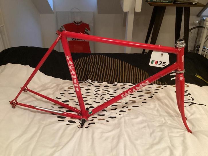 Paganini wedstrijd frame vintage, Fietsen en Brommers, Fietsonderdelen, Zo goed als nieuw, Racefiets, Frame, Ophalen