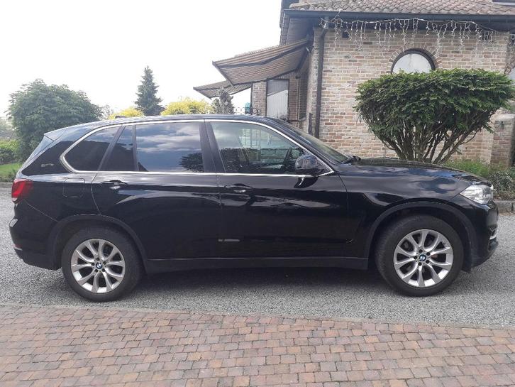 bmw X5, Auto's, BMW, Particulier, X5, Trekhaak, Hybride Elektrisch/Benzine, SUV of Terreinwagen, 5 deurs, Automaat, Zwart, Bruin