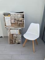 Eetkamerstoelen, Wit, Zo goed als nieuw, Vier, Ophalen