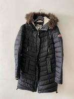 Superdry winterjas, Gedragen, Maat 36 (S), Zwart