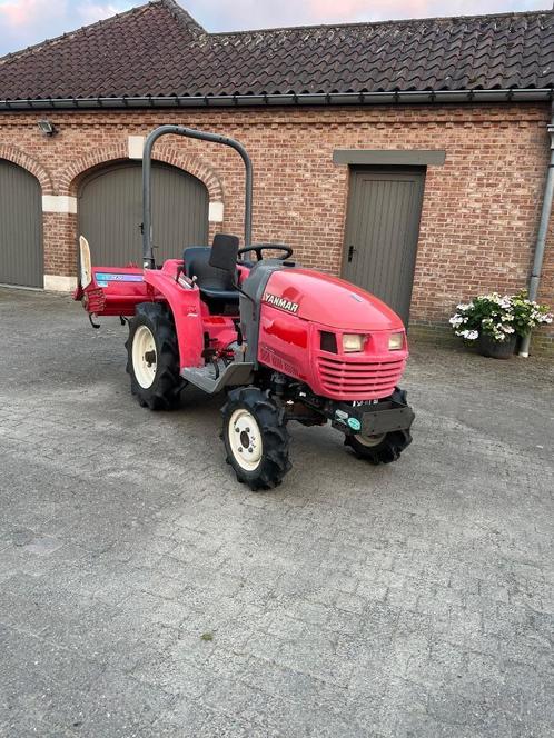 !Als nieuwe Yanmar ke-1 17pk 3cil 4x4 met frees hydrostaat!*, Tuin en Terras, Zitmaaiers, Nieuw, Elektrische starter, Versnellingen