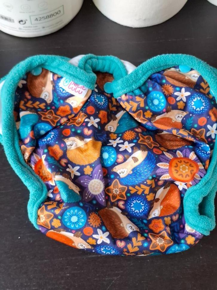Petit Lulu wasbare en herbruikbare luiers (8) en inleggers!, Kinderen en Baby's, Badjes en Verzorging, Zo goed als nieuw, Overige typen