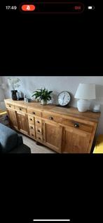 Dressoir teak met 11 diverse lades klaar voor een kans, Gebruikt, Teakhout, Farmer style, Ophalen of Verzenden