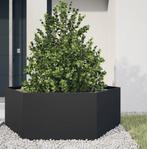 NIEUW IN PAK. Stalen bloem-boom bak, zwart., Tuin en Terras, Ophalen of Verzenden, Zo goed als nieuw