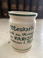 Oude Parizot mosterdpot 7x5cm Reclame, Verzenden
