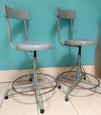 4 vintage krukjes, Huis en Inrichting, Ophalen, Gebruikt, In hoogte verstelbaar, 4 krukken