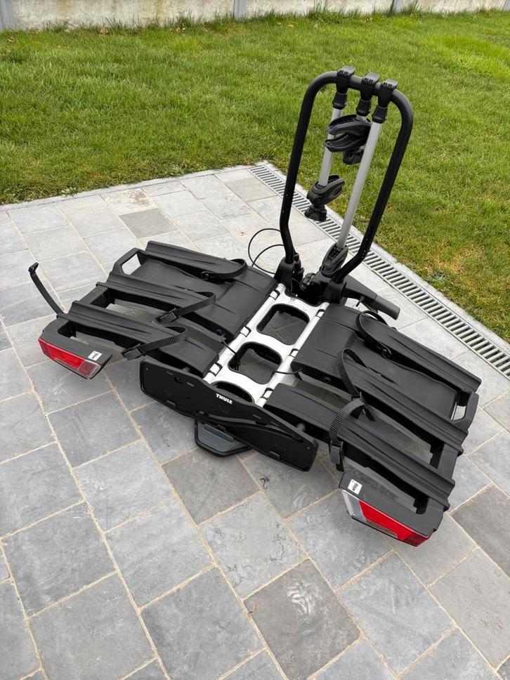 Thule Easyfold XT 934 3 (elektrische) fietsen. Als nieuw, Auto diversen, Fietsendragers, Zo goed als nieuw, Brede banden, Ophalen