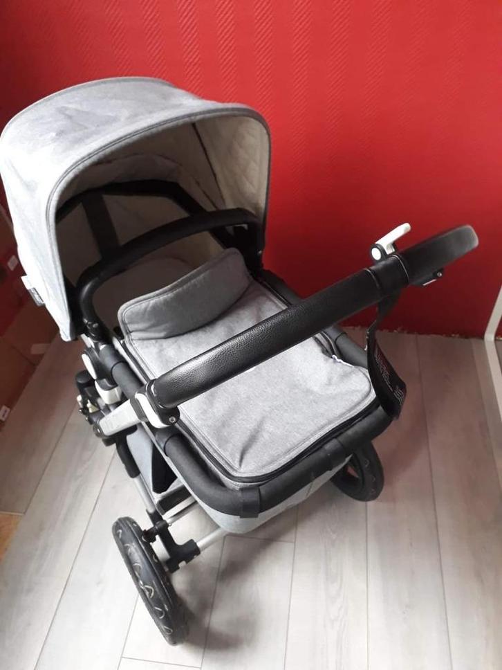 POUSSETTE COMPLÈTE BUGABOO, Enfants & Bébés, Poussettes & Combinaisons, Utilisé, Poussette, Bugaboo, Pneus, Avec nacelle, Tige de poussée réglable