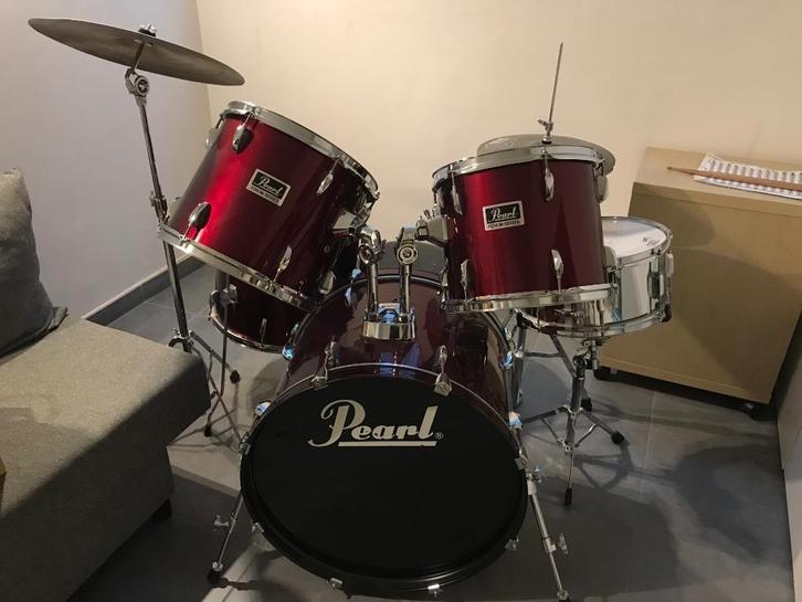 Kit batterie complet Pearl Forum, Muziek en Instrumenten, Drumstellen en Slagwerk, Gebruikt, Pearl, Ophalen