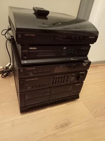 oud Philips hifi F1395/65 (platen AK591, cd, tape), Audio, Tv en Foto, Stereoketens, Ophalen, Gebruikt, Cd-speler, Philips
