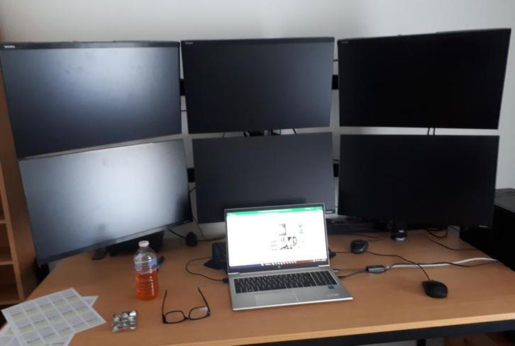 support écran, Computers en Software, Monitoren, Zo goed als nieuw, HDMI, VGA, Gaming, LED, Full HD, 3 tot 5 ms, Ophalen