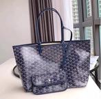 Goyard tas met portefeuille bij, Handtassen en Accessoires, Tassen | Damestassen, Ophalen of Verzenden, Nieuw, Blauw, Schoudertasje