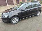 Vw polo 1.2 benzine 2014 km 107.000   5deurs manueel, Auto's, Stof, Zwart, 1198 cc, Zwart