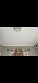 Prachtige gordijnroede uit smeedijzer, Ophalen, Gebruikt, 100 tot 150 cm, Zwart