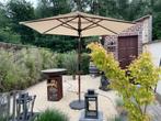 Parasol Ikea 300cm met betonnen voet, Tuin en Terras, Ophalen, Kantelbaar, Overige typen, Nieuw