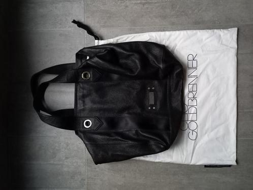 Clio Goldbrenner Doros natural grained nieuw, Handtassen en Accessoires, Tassen | Damestassen, Nieuw, Handtas, Zwart, Ophalen of Verzenden