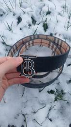 Zwarte & Beige burberry riem *Gouden Rand*, Kleding | Heren, Riemen en Ceintuurs, Zwart, Nieuw, Riem of Ceintuur, Burberry