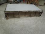 mallen betonplaten, Ophalen