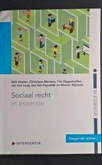 Sociaal recht in essentie, negende editie, Boeken, Ophalen of Verzenden, Zo goed als nieuw, Hogeschool