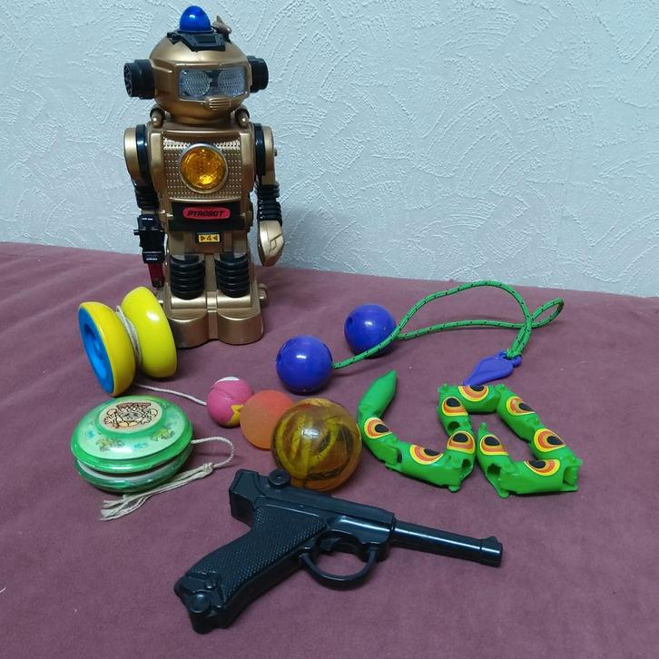 Set vintage kinderspeelgoed jaren 1980., Verzamelen, Speelgoed, Zo goed als nieuw, Ophalen of Verzenden