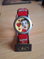Betty Boop horloge met leren band. Ondertekend, Ophalen of Verzenden, Nieuw, Mens