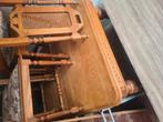 Tafel + 5 stoelen, Huis en Inrichting, Ophalen of Verzenden, Gebruikt