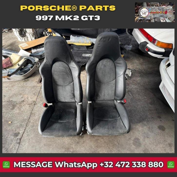 Sièges Porsche 997.2 GT3, Autos : Pièces & Accessoires, Habitacle & Garnissage, Porsche, Utilisé, Enlèvement