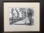 Vintage pentekening Nieuwmoer van Etienne, Antiek en Kunst, Ophalen of Verzenden
