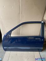 RENAULT CLIO 1 Blauw Linker deur portier 1990-1998, Auto-onderdelen, Deur, Gebruikt, Ophalen of Verzenden, Renault