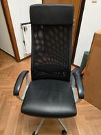 Chaise de bureau en similicuir Ikea Markus en très bon état, Noir, Chaise de bureau, Ergonomique, Enlèvement