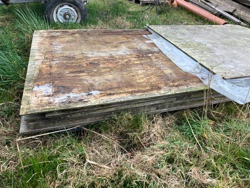 6 multiplex 10mm loopplaten 120 x 240mm, Doe-het-zelf en Bouw, Platen en Panelen, Gebruikt, Multiplex, Ophalen