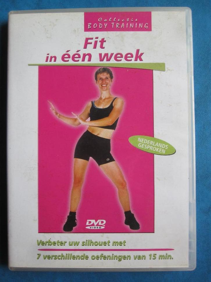 Fit in één week, Cd's en Dvd's, Dvd's | Sport en Fitness, Zo goed als nieuw, Cursus of Instructie, Yoga, Fitness of Dans, Alle leeftijden