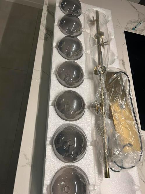 Moderne hanglamp met bollen - Nieuw, Huis en Inrichting, Lampen | Spots, Zo goed als nieuw, Glas, Led, Ophalen