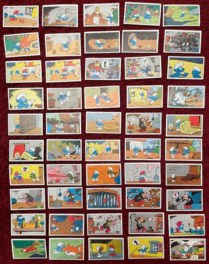 RUILEN : losse plaatjes De Jonge Toversmurf (KWATTA), Boeken, Stripverhalen, Gelezen, Meerdere stripboeken, Ophalen of Verzenden